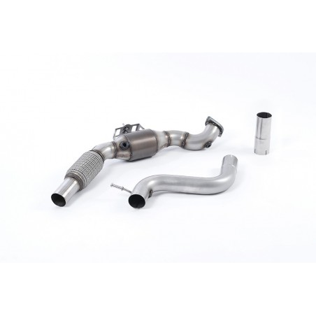 Large Bore Downpipe and Hi-Flow Sports Cat MILLTEK Ford Mustang 2.3 EcoBoost (Fastback)