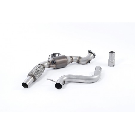 Large Bore Downpipe and Hi-Flow Sports Cat MILLTEK Ford Mustang 2.3 EcoBoost (Fastback)