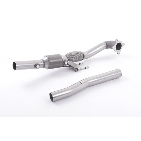 Large Bore Downpipe and Hi-Flow Sports Cat MILLTEK Volkswagen Golf Mk5 GTi 2.0T FSI