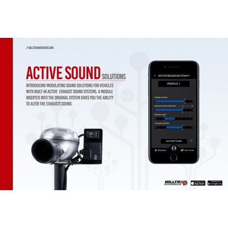 Active Sound Control MILLTEK Audi A6 C7 3.0 Bi-TDI