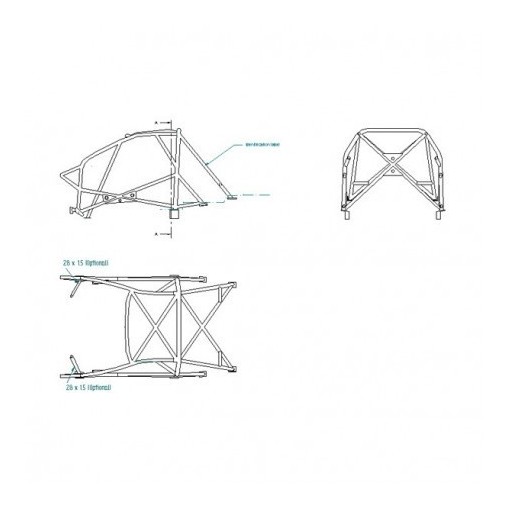 Arceau de Sécurité Sparco Peugeot 206 à souder
