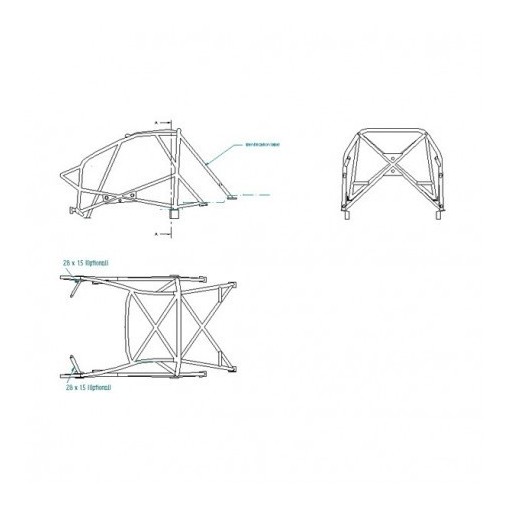 Arceau de Sécurité Sparco Peugeot 206 à souder