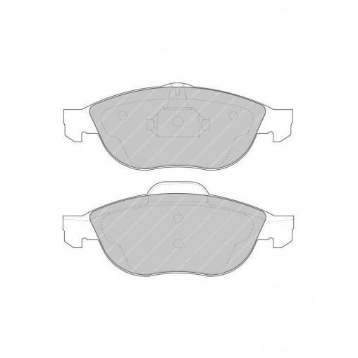 Plaquettes de frein Ferodo DS25 Avant Alfa Romeo 147 1.6 16v