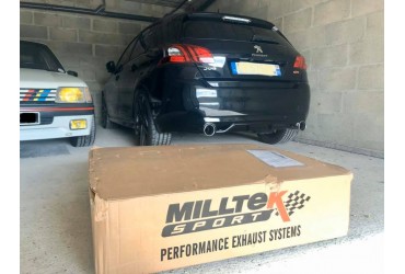 Installation d une ligne Milltek sans intermédiaire sur la 308 GTI 270 de Ludo